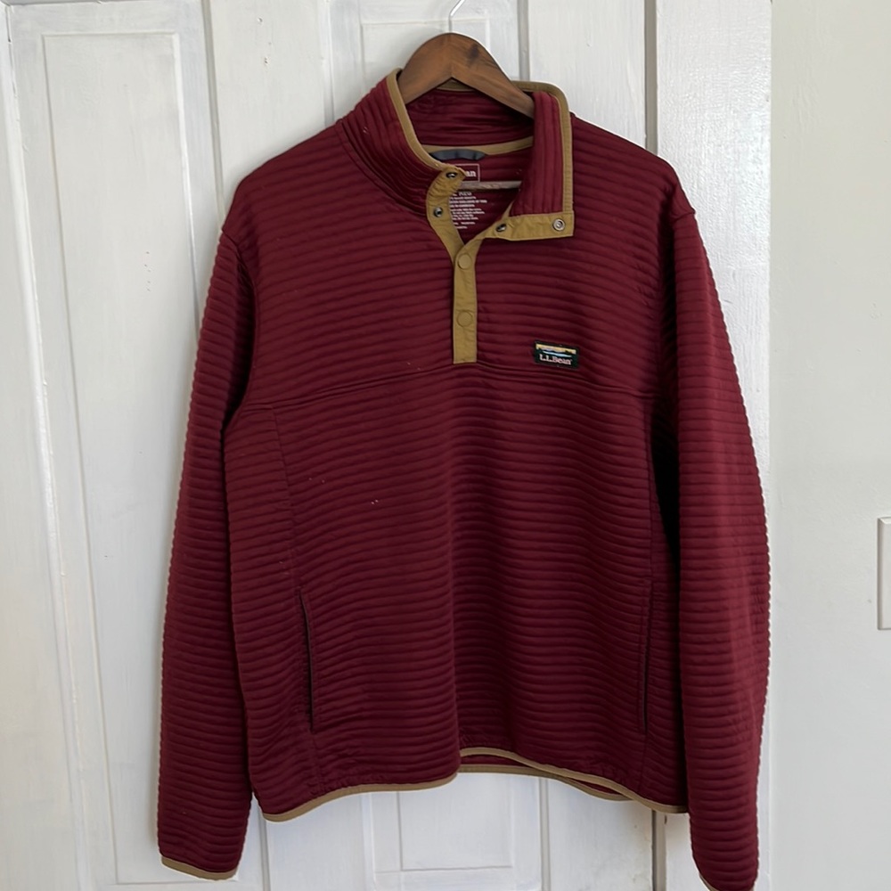 L.L. Bean Men’s Airlight Knit Snap Pullover